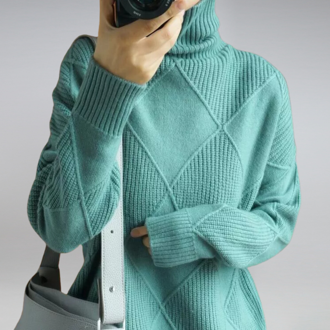 Adelle - Cashmere Turtleneck Sweater