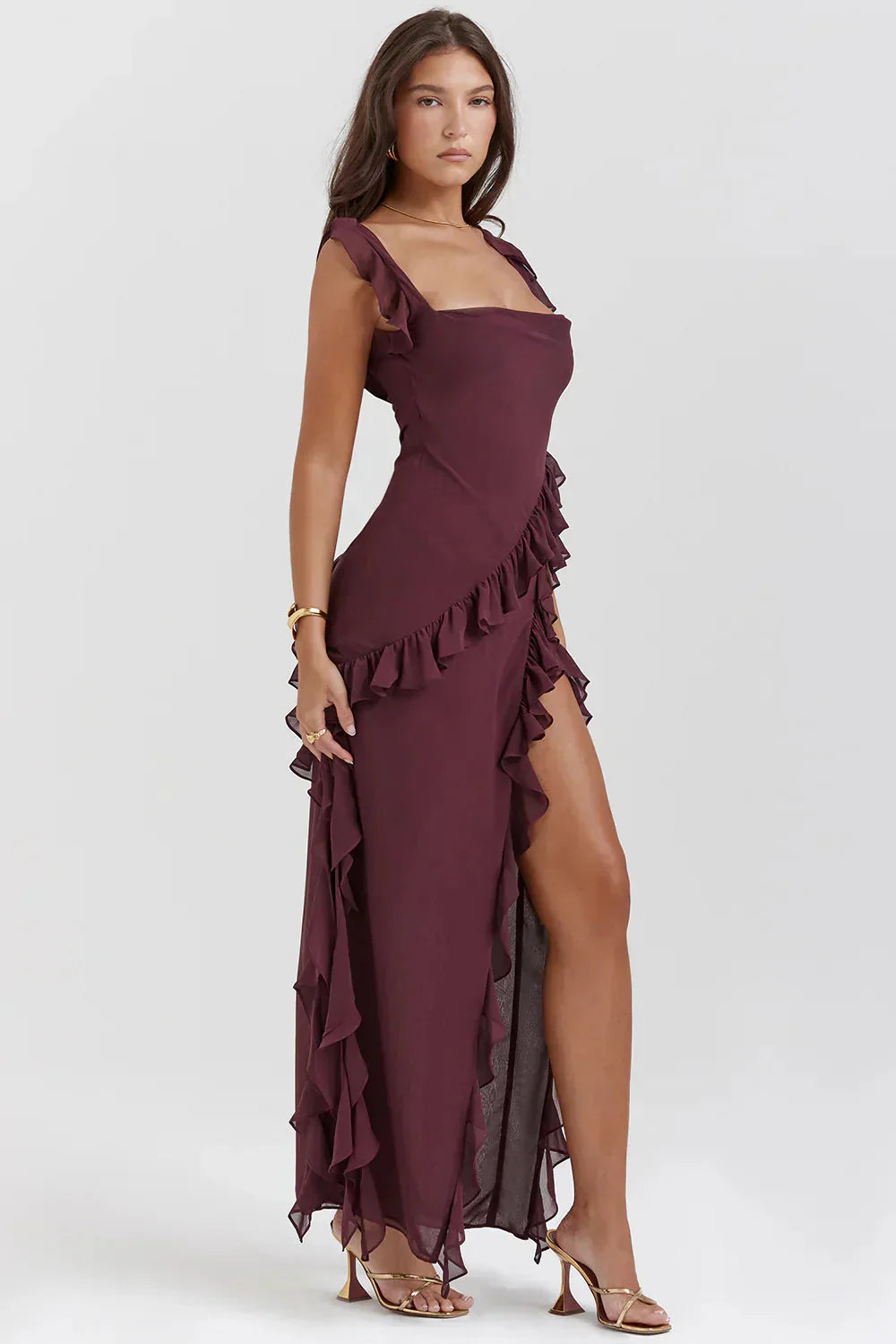 Madisson - Graceful Slit Dress