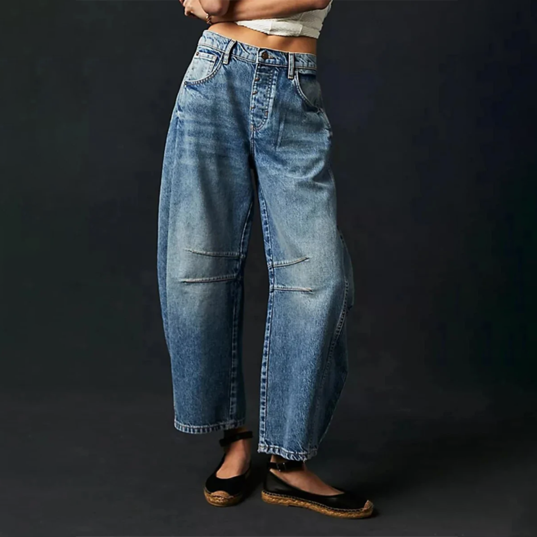 Vintage Wide-Leg Jeans for women