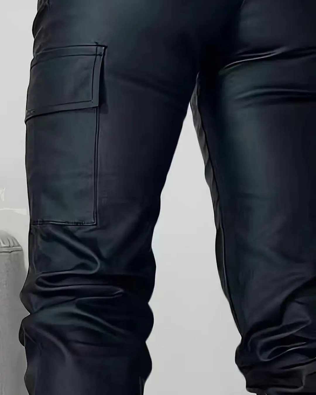 Liora - Cargo Leather Pants