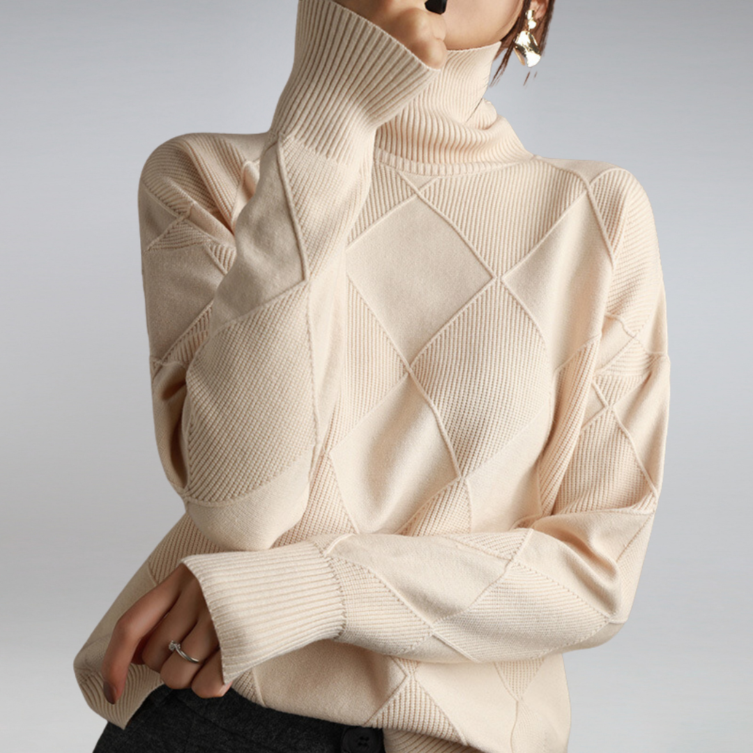 Adelle - Cashmere Turtleneck Sweater