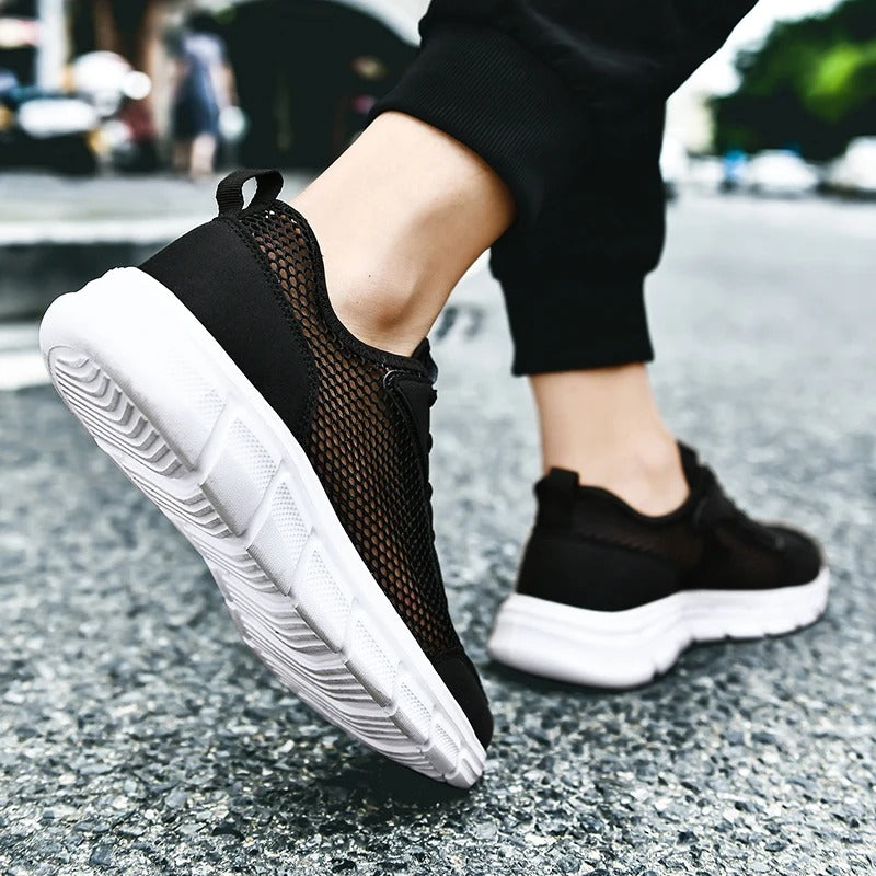 Breathable trainers