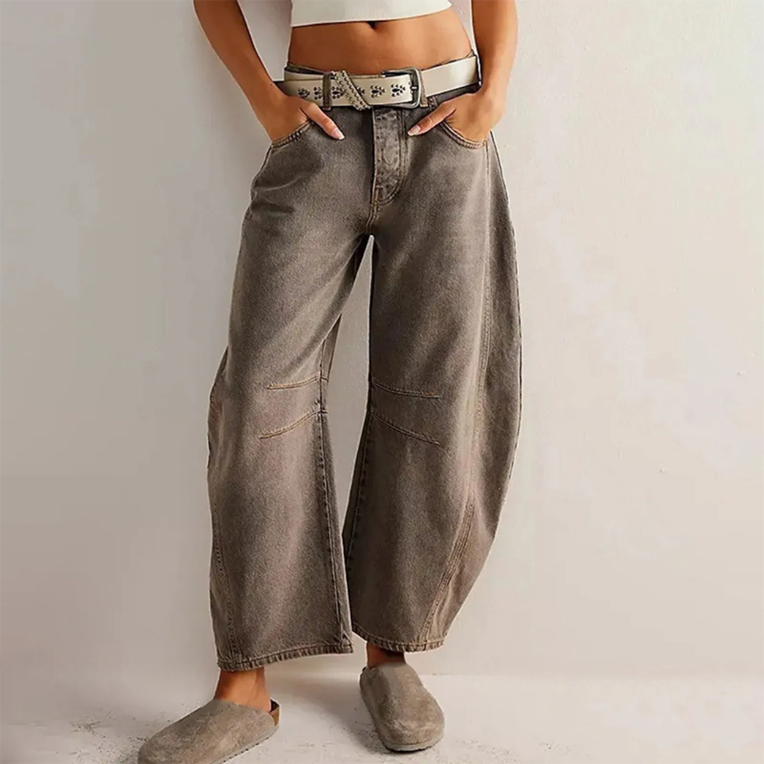 Vintage Wide-Leg Jeans for women