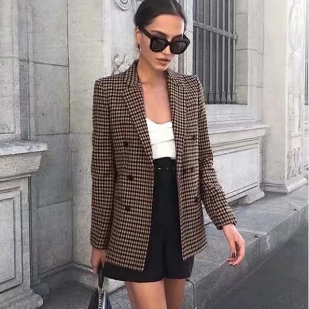 Double-breasted ladies' blazer