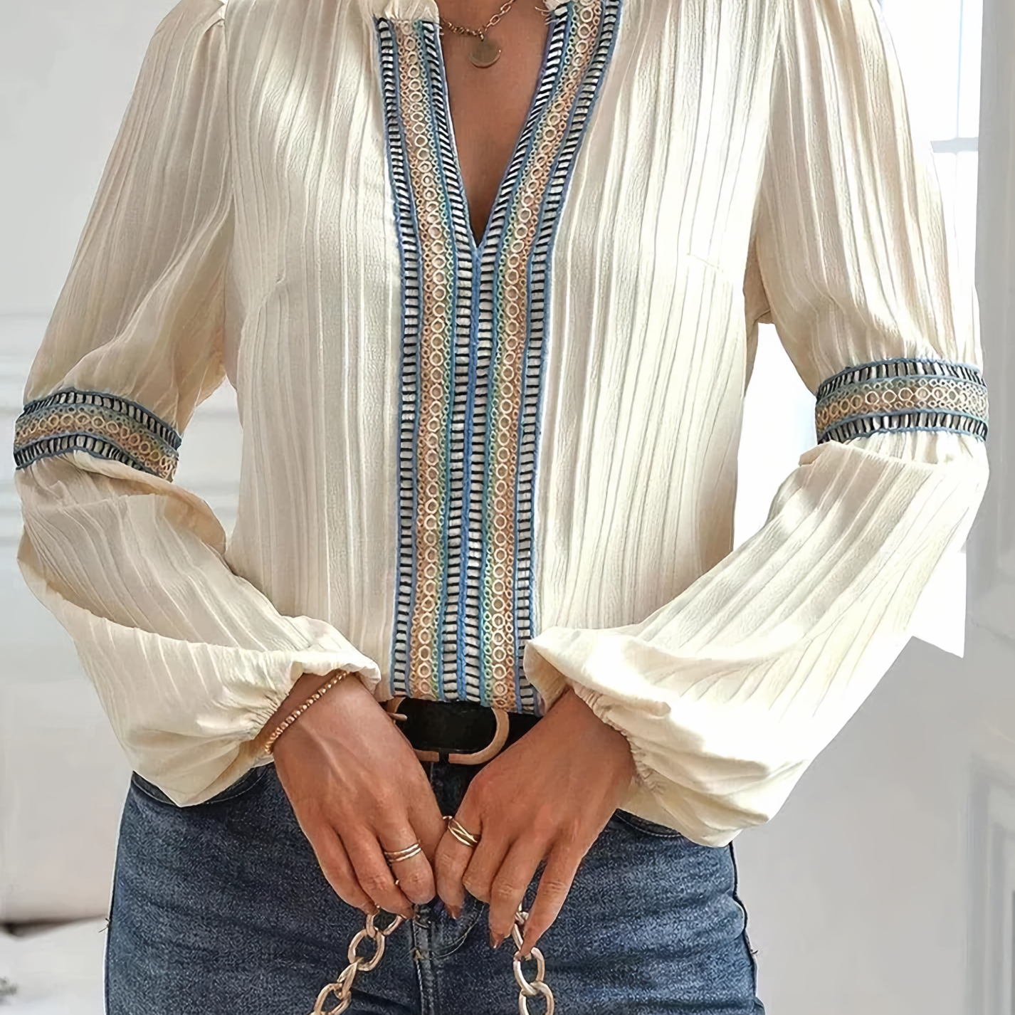 Demi - Long sleeve blouse for women