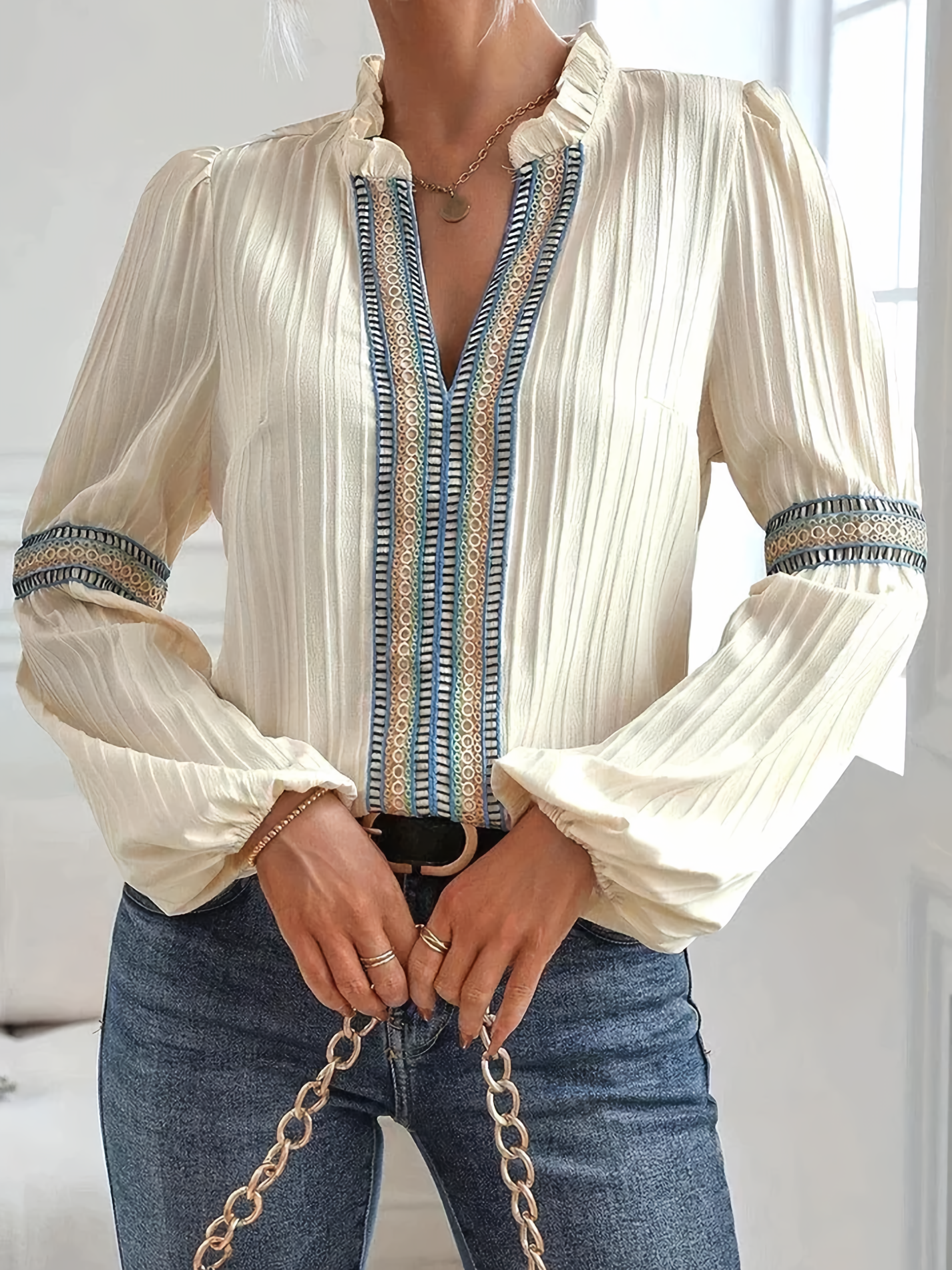 Demi - Long sleeve blouse for women