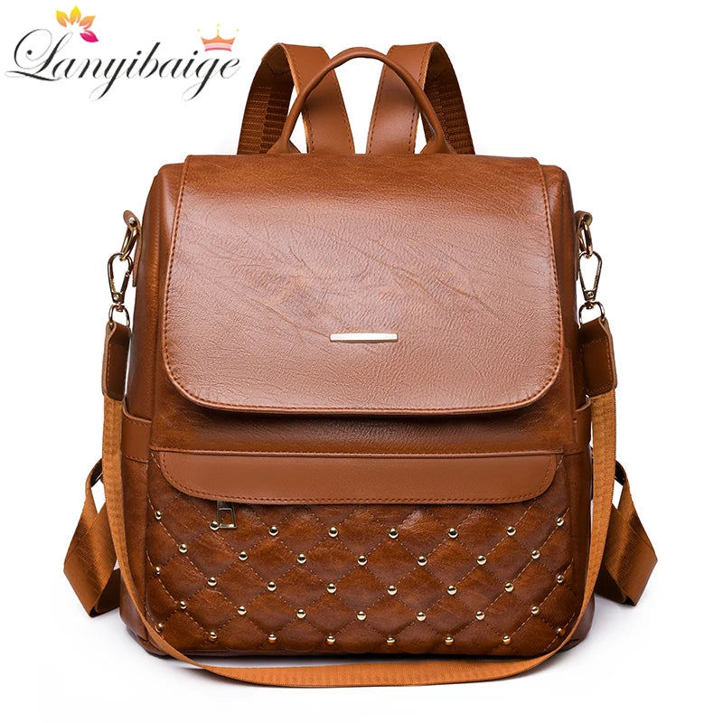 CosmoCarry Leather Backpack