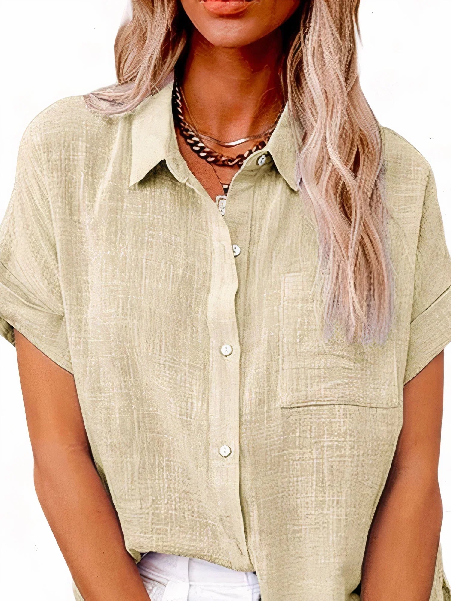 Jaliyah - Casual Button-Up Blouse for Women