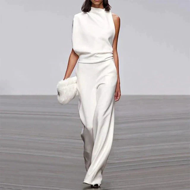 Simply Elegant Wide-Leg Jumpsuit for women