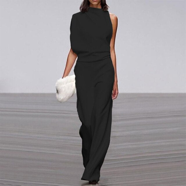 Simply Elegant Wide-Leg Jumpsuit for women