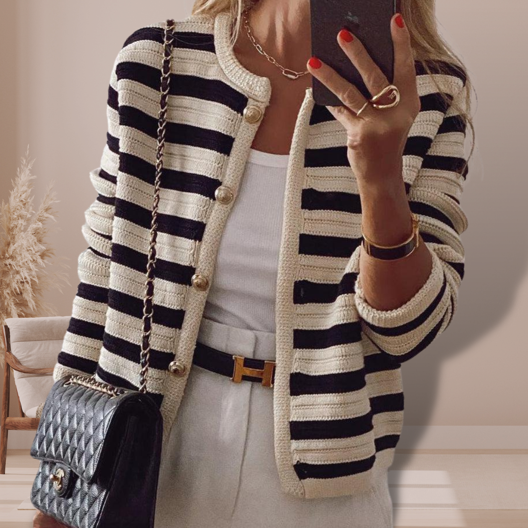 Willow - Striped Cardigan