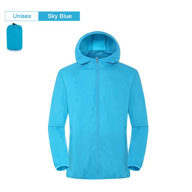 Unisex Waterproof Windbreaker