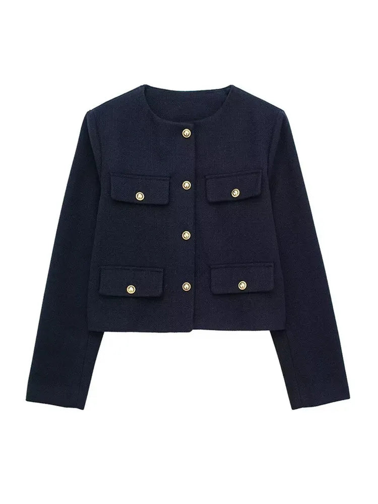 Eloise -  Chic Button-Up Jacket