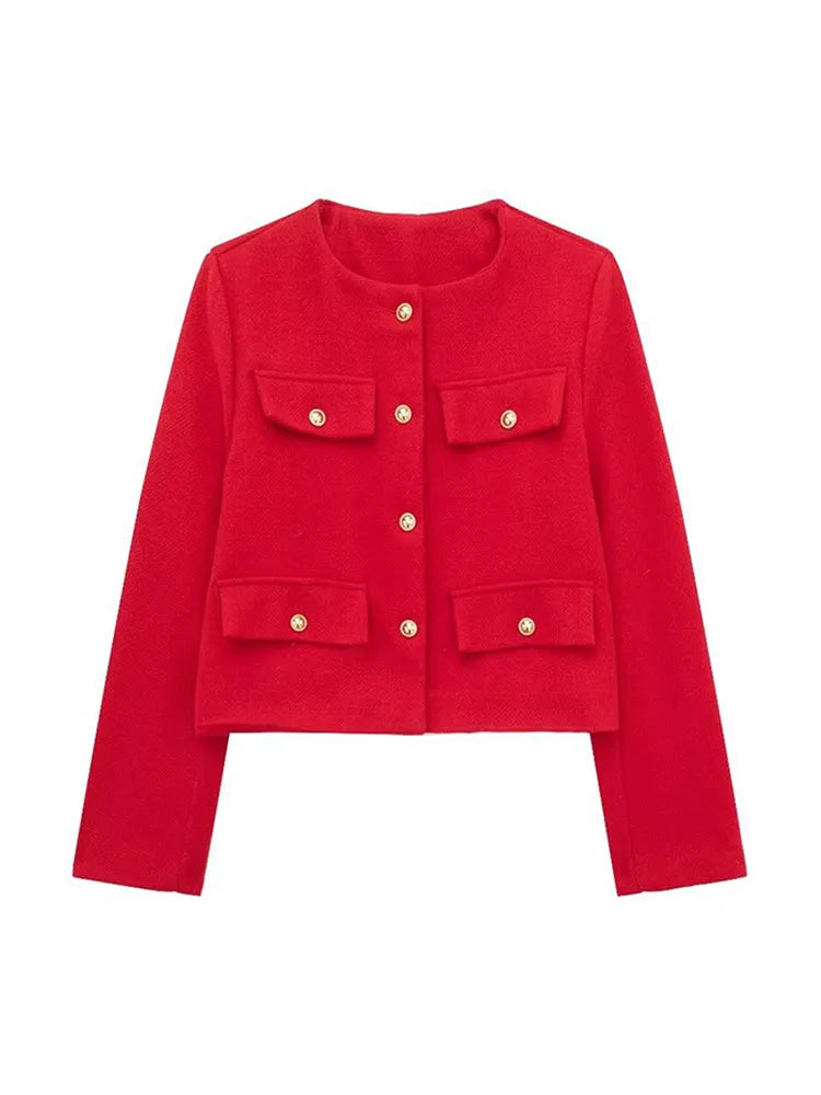 Eloise -  Chic Button-Up Jacket