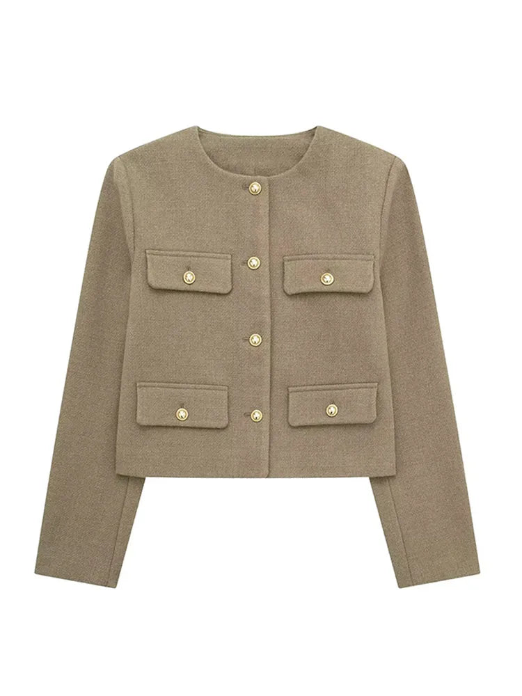 Eloise -  Chic Button-Up Jacket