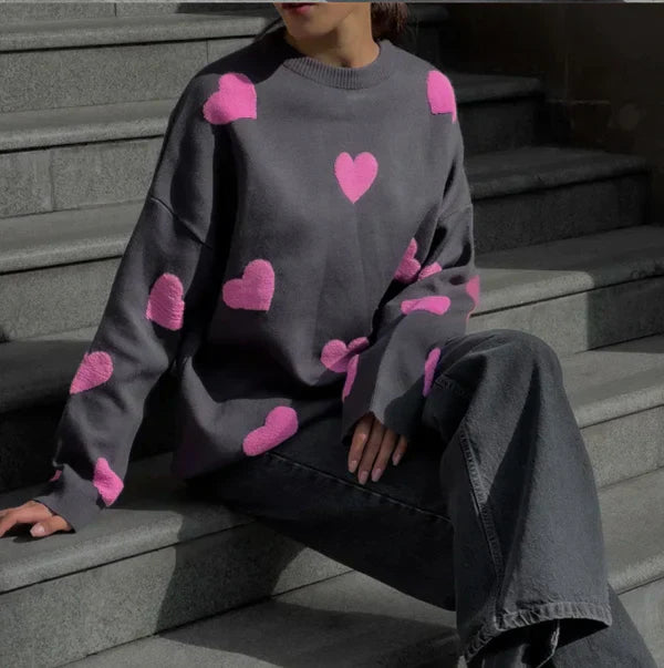 Retro soft pullover for women