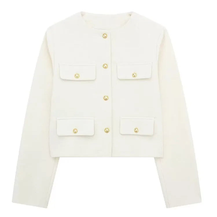 Eloise -  Chic Button-Up Jacket