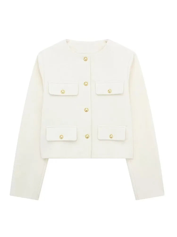 Eloise -  Chic Button-Up Jacket