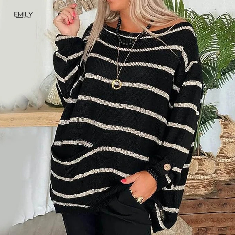 Chic Striped Jumper