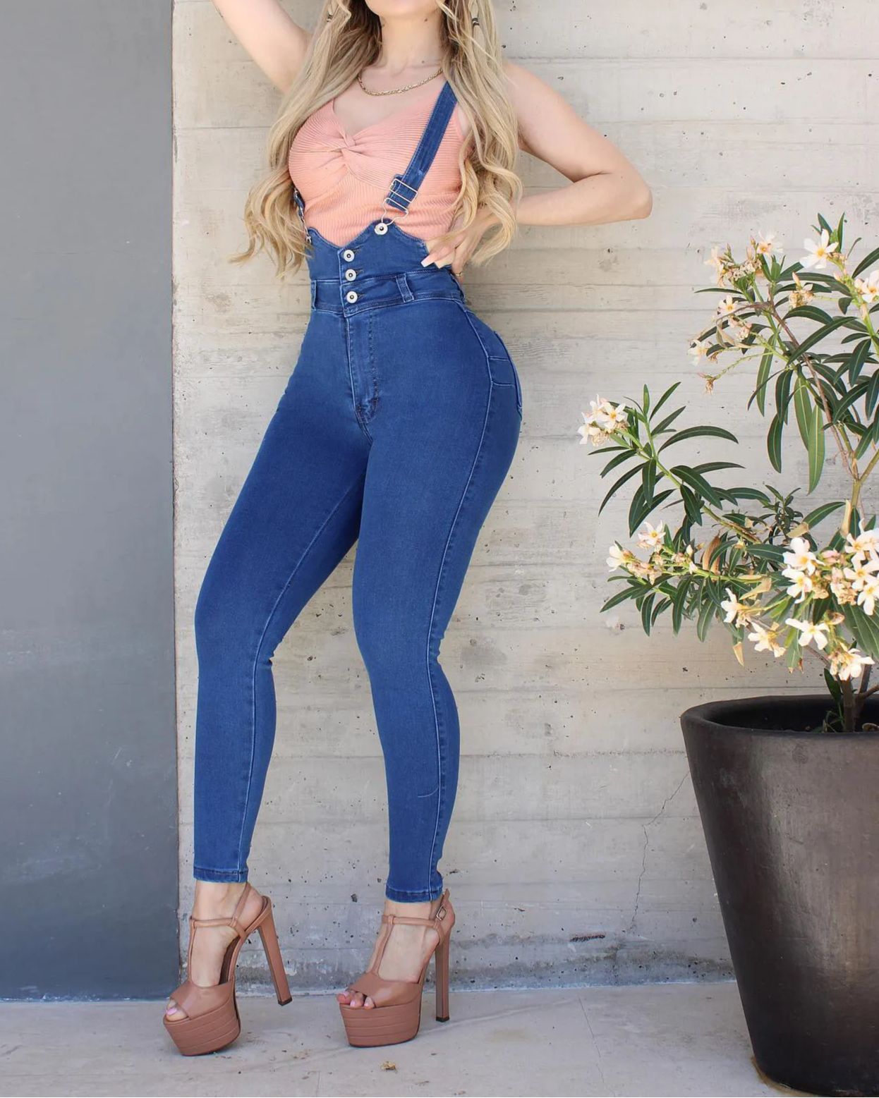 Fiorenza - Denim Romper