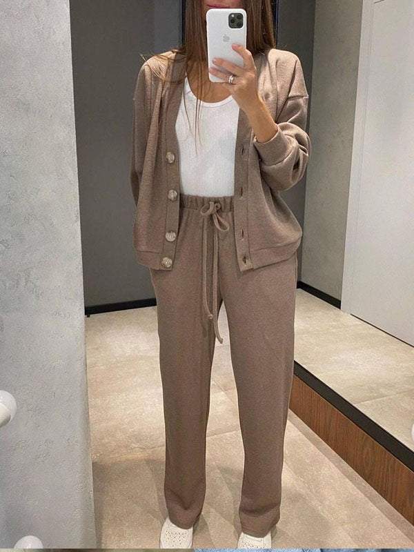 Emma - Knitted Jacket & Pants Set