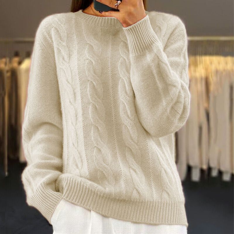 Classic Semi Turtleneck Sweater for women