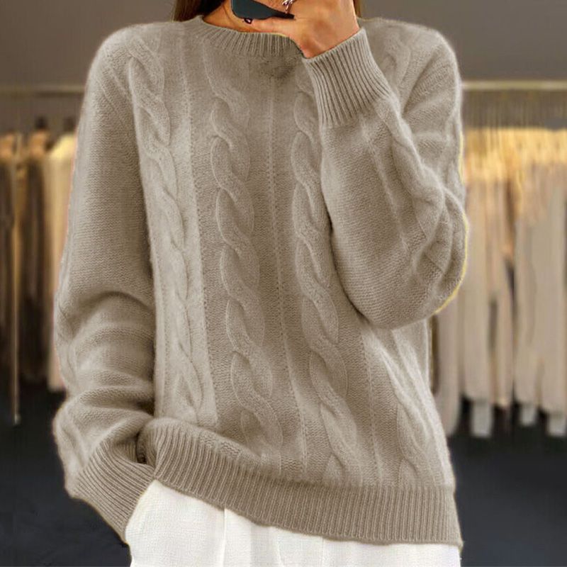 Classic Semi Turtleneck Sweater for women