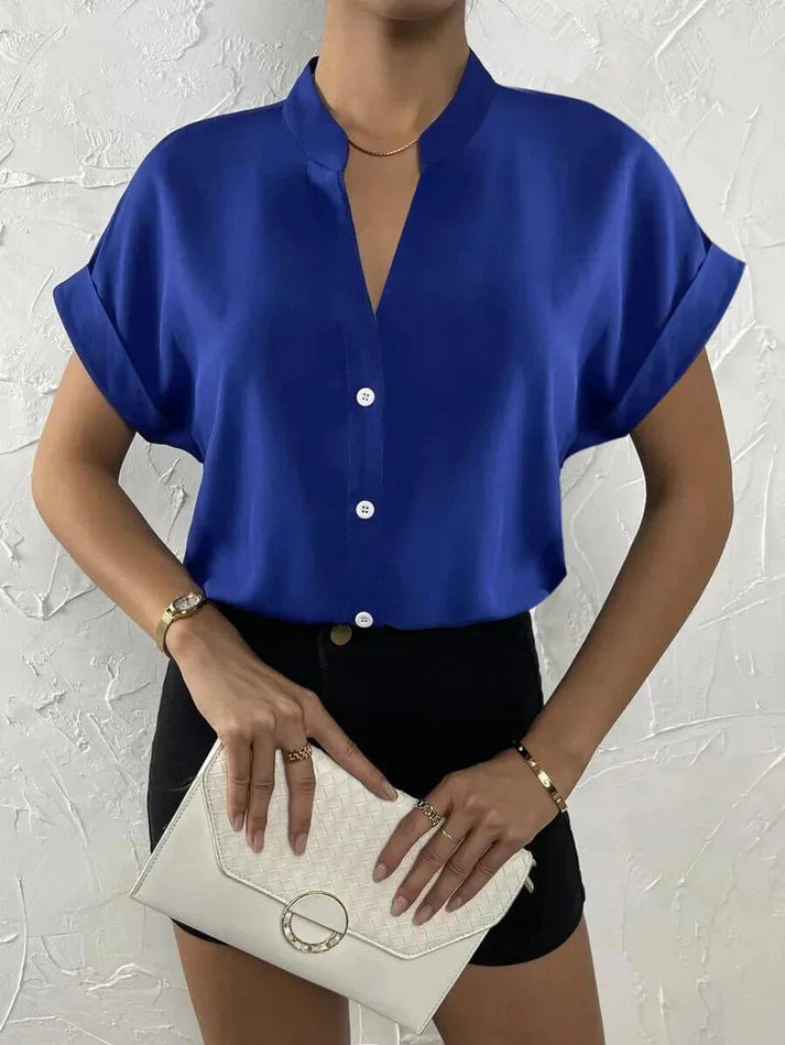 Elisa - Elegant V-neck top for women